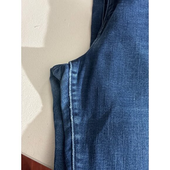 Levis 529 Jeans Womens Size 16 Curvy Bootcut Mid-Rise Stretch Dark Blue - Picture 11 of 11